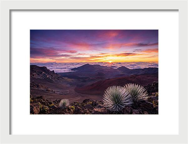 Haleakala Sunrise Over Crater