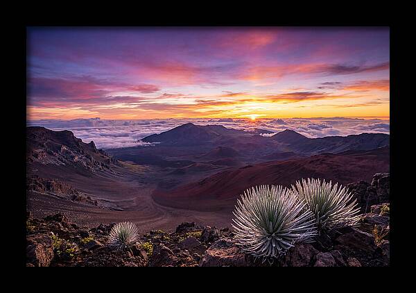 Haleakala Sunrise Over Crater