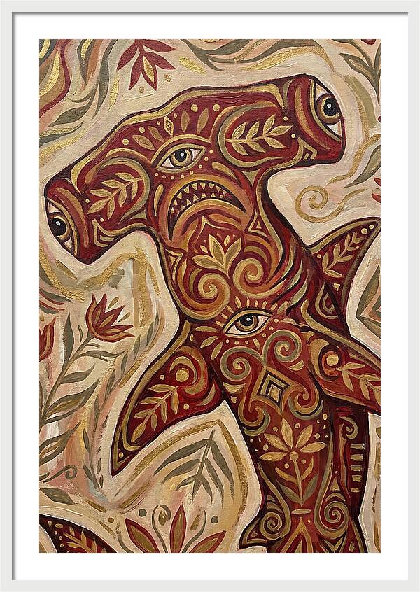 Hammerhead Shark Folk Art
