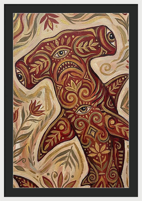 Hammerhead Shark Folk Art