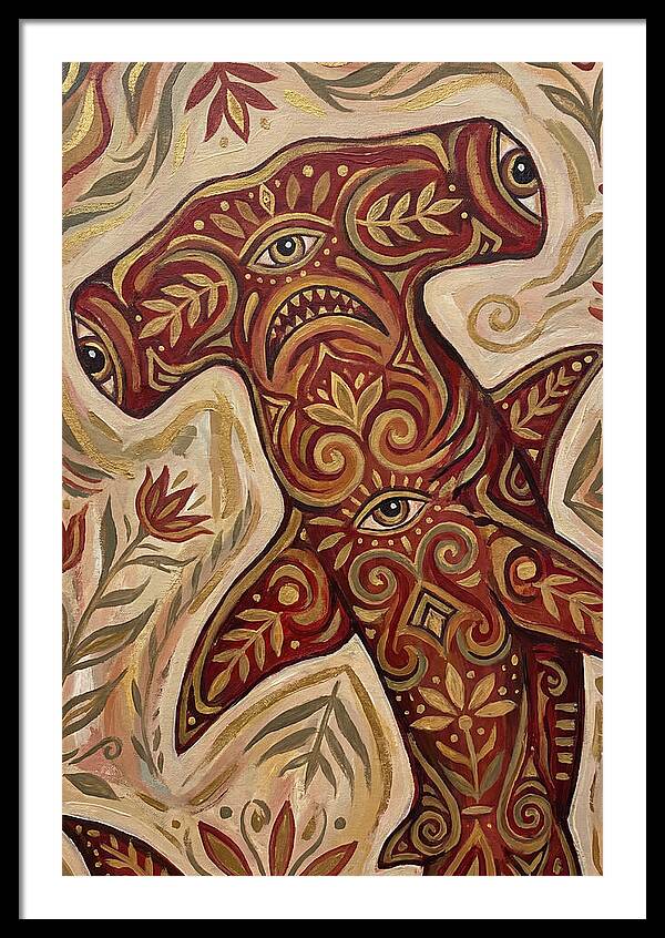 Hammerhead Shark Folk Art
