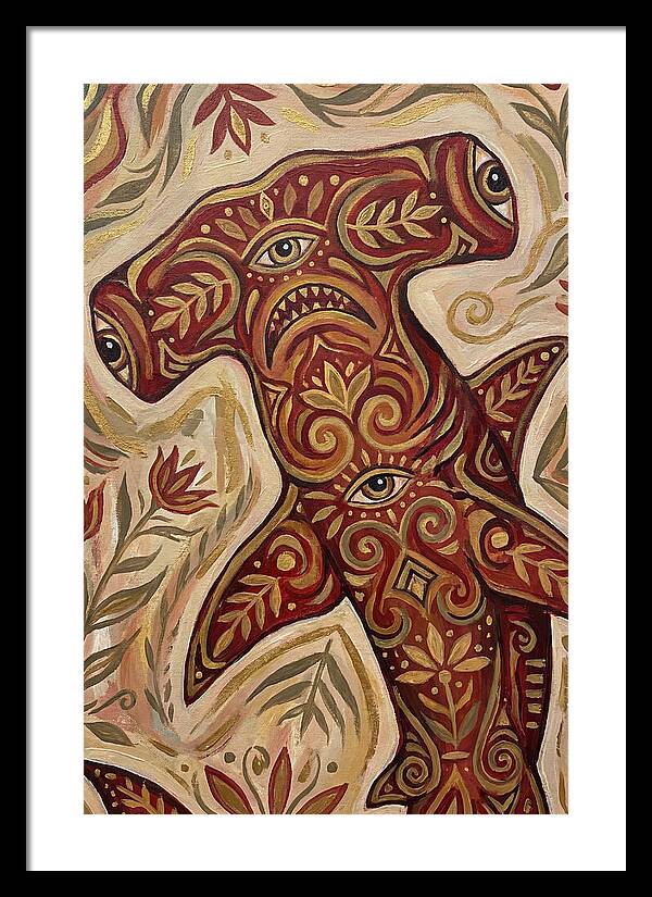 Hammerhead Shark Folk Art