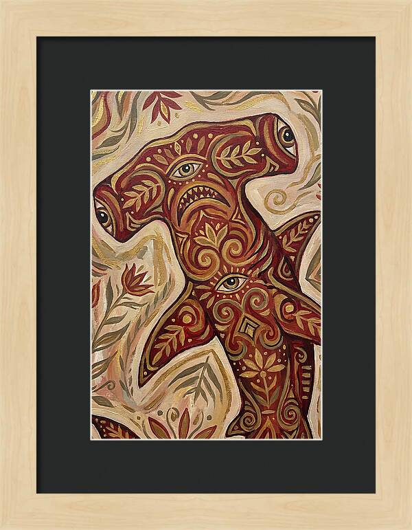 Hammerhead Shark Folk Art