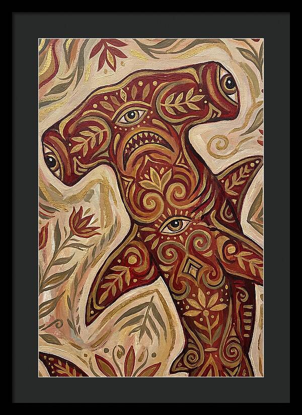 Hammerhead Shark Folk Art
