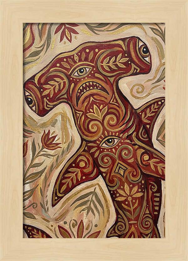 Hammerhead Shark Folk Art