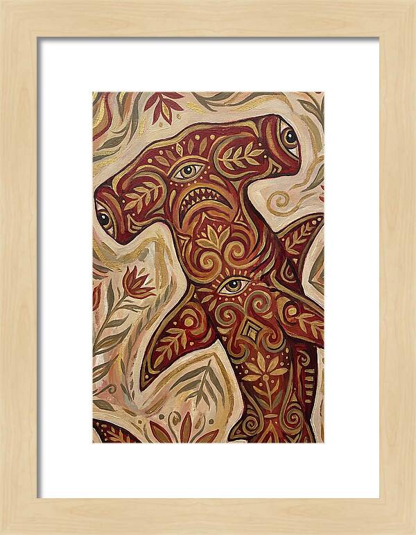 Hammerhead Shark Folk Art