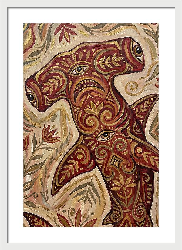 Hammerhead Shark Folk Art