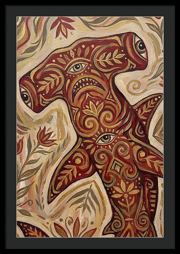 Hammerhead Shark Folk Art