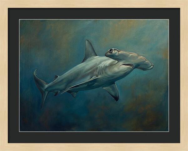 Hammerhead Shark Underwater