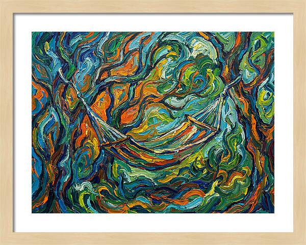 Hammock Among Vibrant Trees