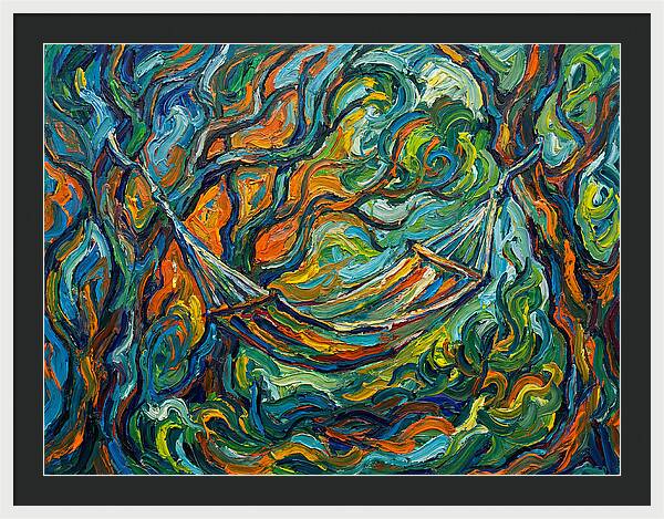 Hammock Among Vibrant Trees