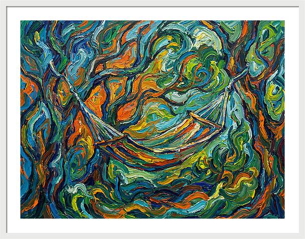 Hammock Among Vibrant Trees