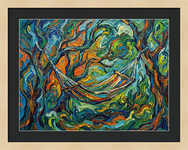 Hammock Among Vibrant Trees