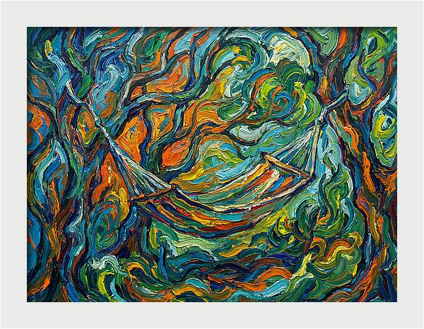Hammock Among Vibrant Trees