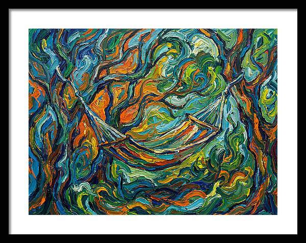 Hammock Among Vibrant Trees