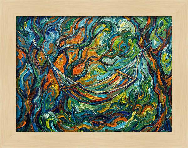 Hammock Among Vibrant Trees