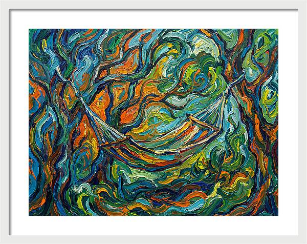 Hammock Among Vibrant Trees