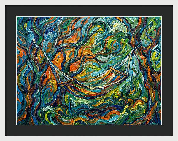 Hammock Among Vibrant Trees
