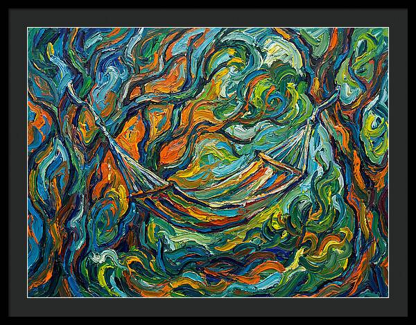 Hammock Among Vibrant Trees