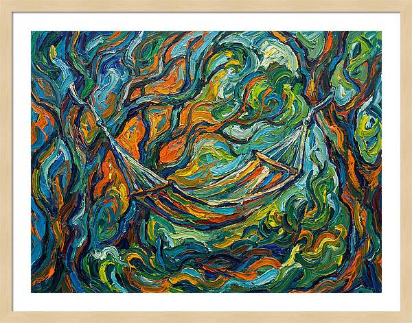 Hammock Among Vibrant Trees