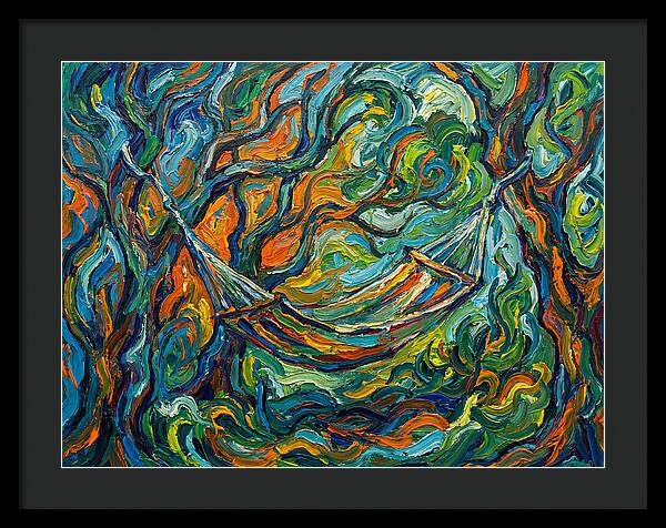 Hammock Among Vibrant Trees