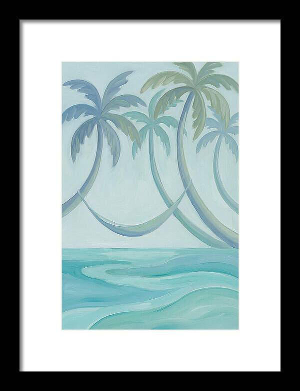 Hammock Between Leaning Palms