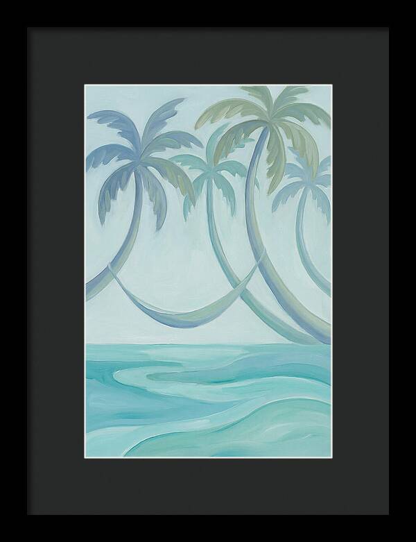 Hammock Between Leaning Palms