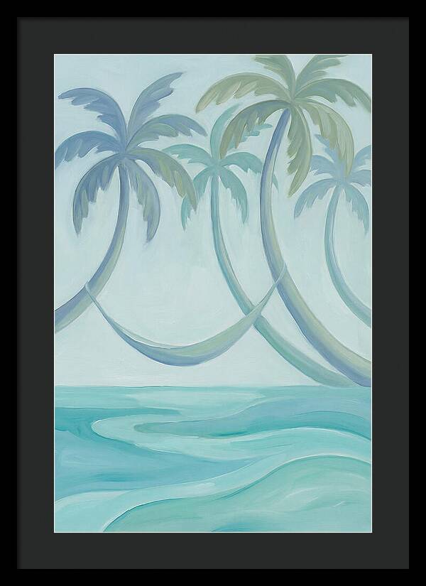 Hammock Between Leaning Palms