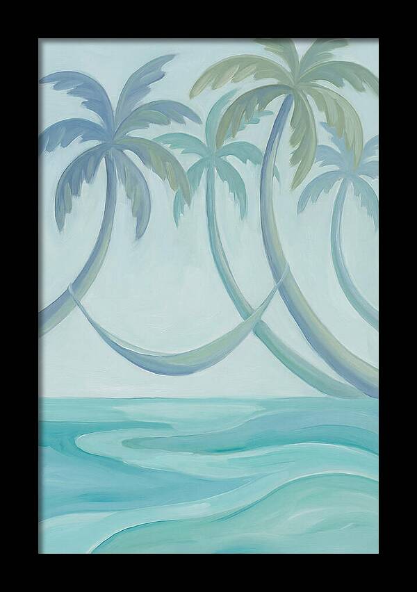 Hammock Between Leaning Palms