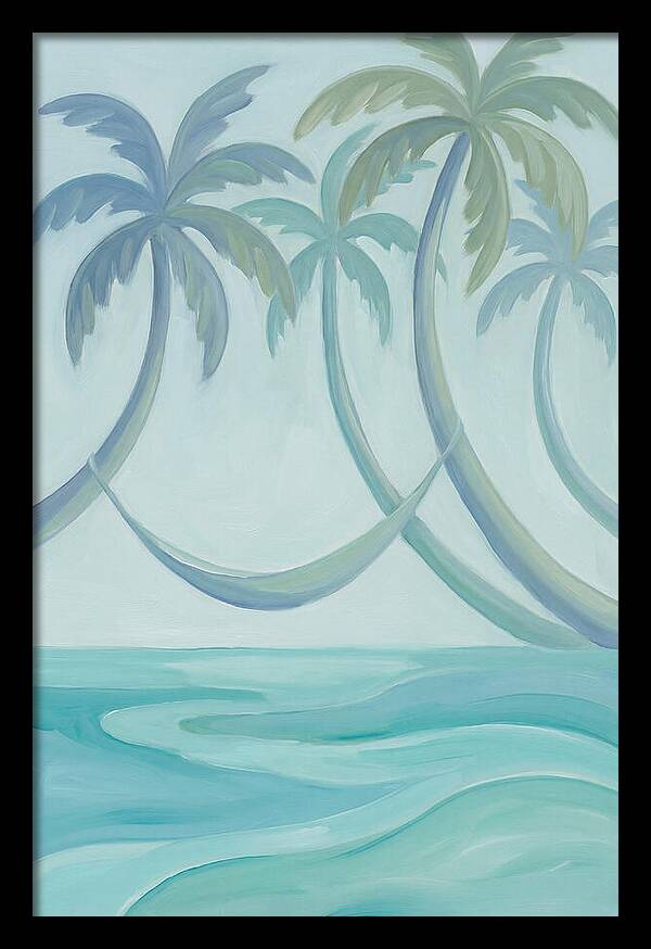 Hammock Between Leaning Palms