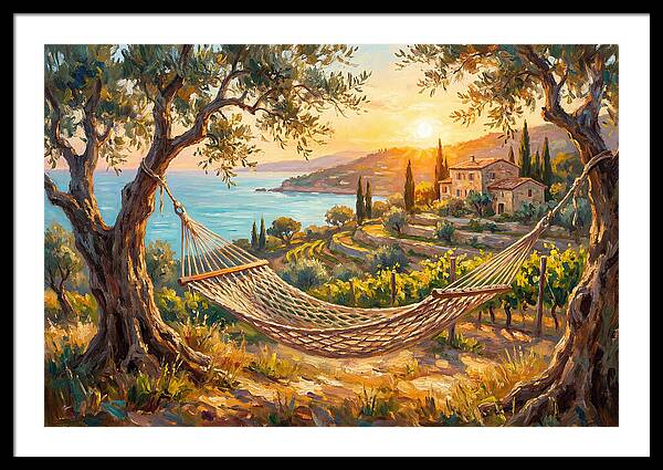Hammock Under Mediterranean Sun