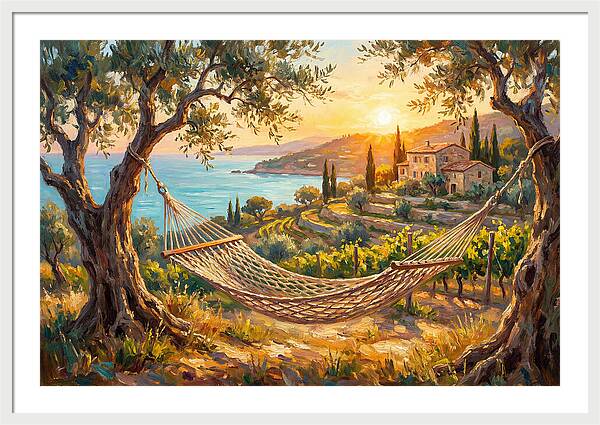 Hammock Under Mediterranean Sun