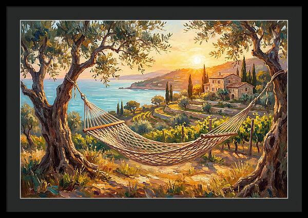 Hammock Under Mediterranean Sun
