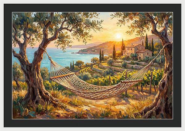 Hammock Under Mediterranean Sun