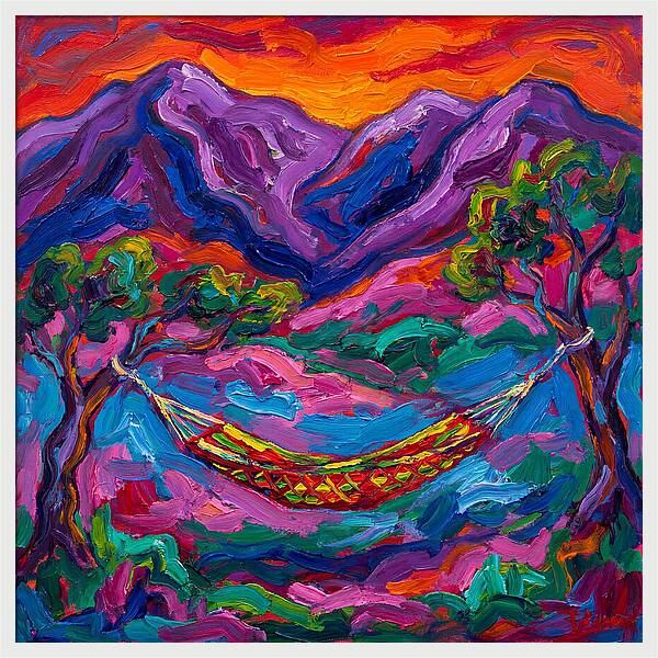 Hammock Under Vibrant Skies