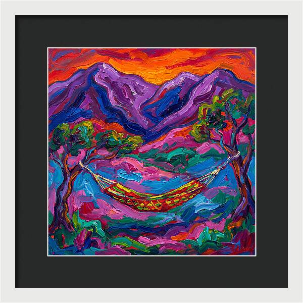 Hammock Under Vibrant Skies