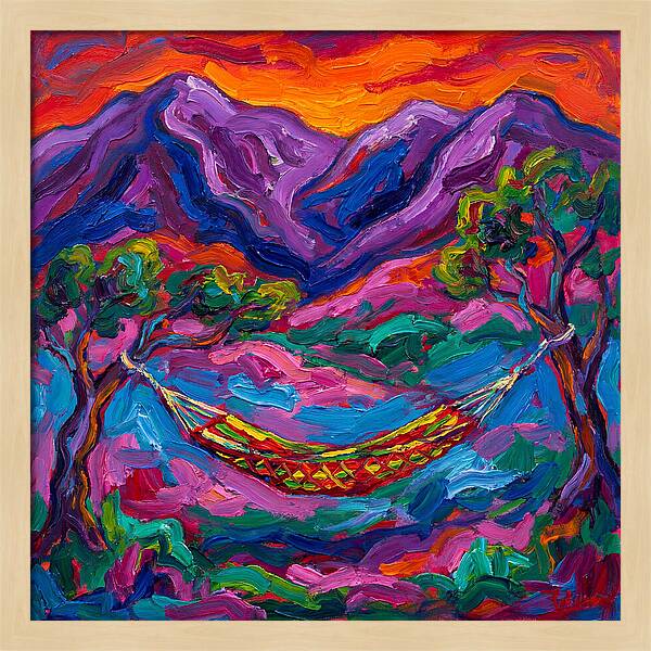 Hammock Under Vibrant Skies
