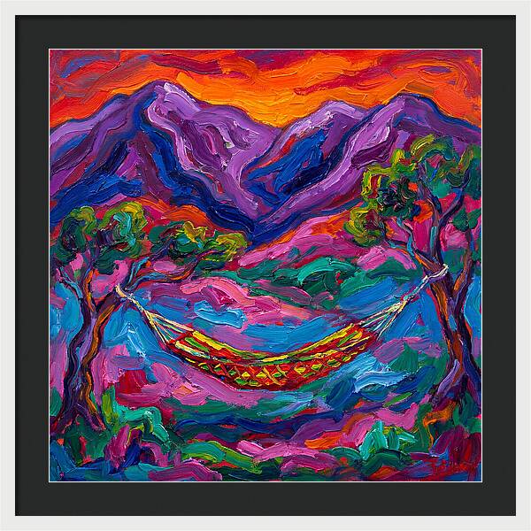 Hammock Under Vibrant Skies