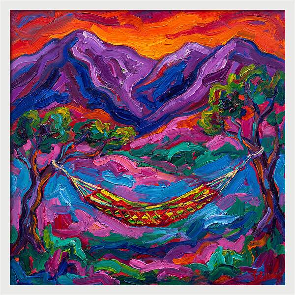 Hammock Under Vibrant Skies