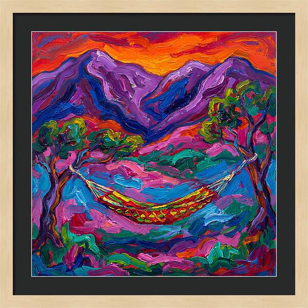 Hammock Under Vibrant Skies