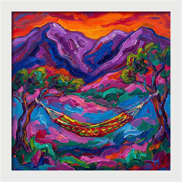 Hammock Under Vibrant Skies