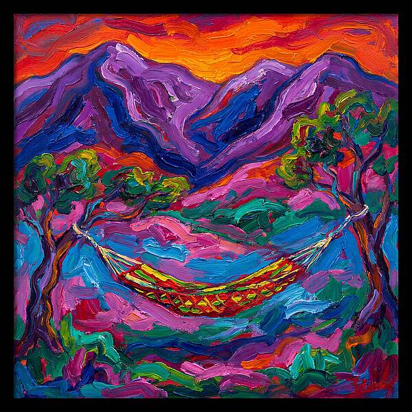 Hammock Under Vibrant Skies