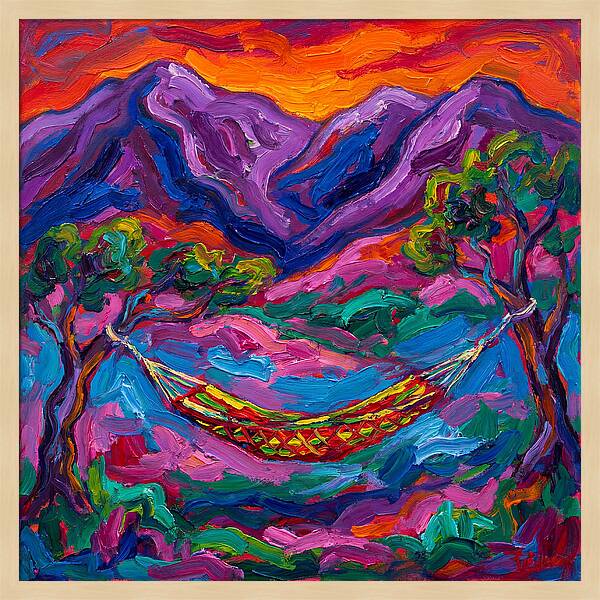 Hammock Under Vibrant Skies