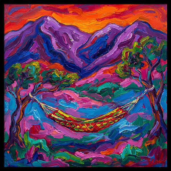 Hammock Under Vibrant Skies