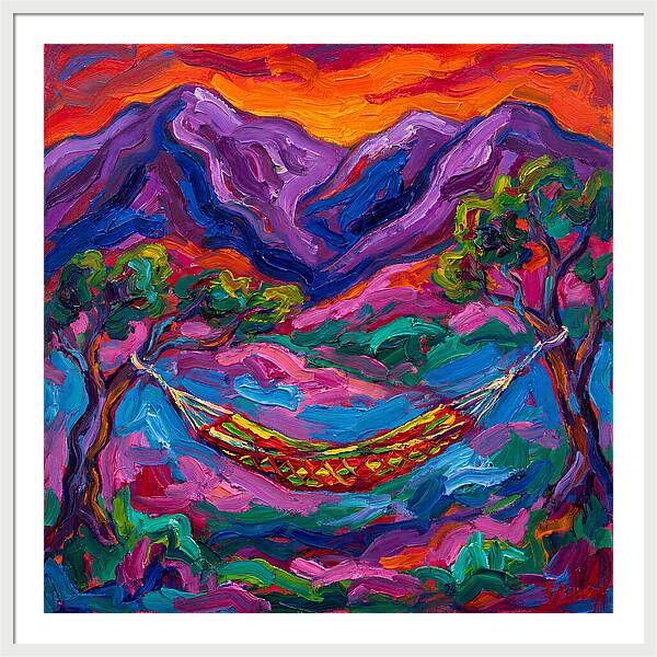 Hammock Under Vibrant Skies