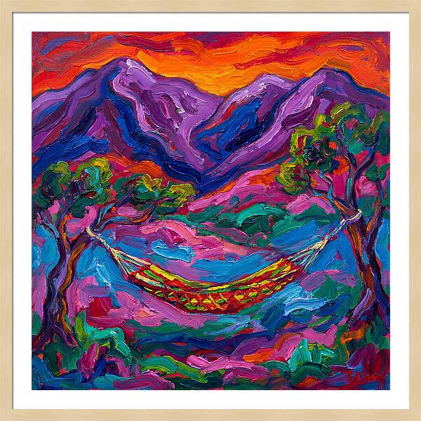 Hammock Under Vibrant Skies