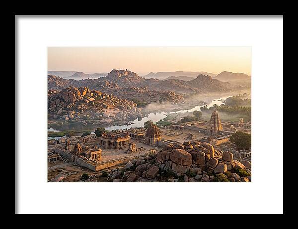 Hampi At Sunrise From Matanga Hill
