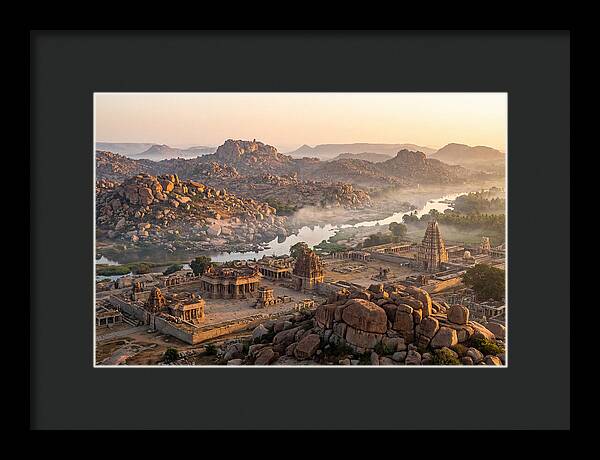Hampi At Sunrise From Matanga Hill