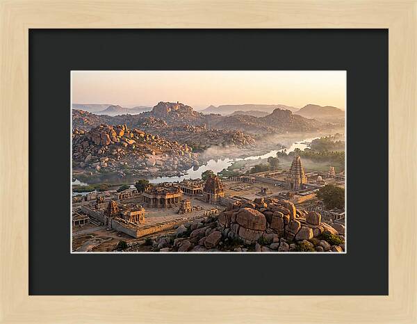 Hampi At Sunrise From Matanga Hill