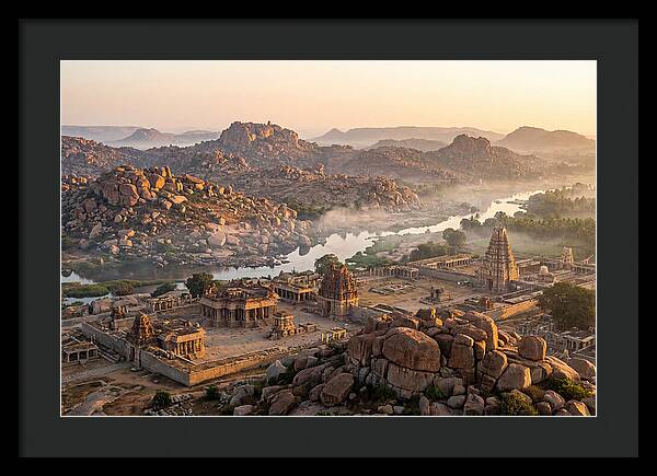 Hampi At Sunrise From Matanga Hill